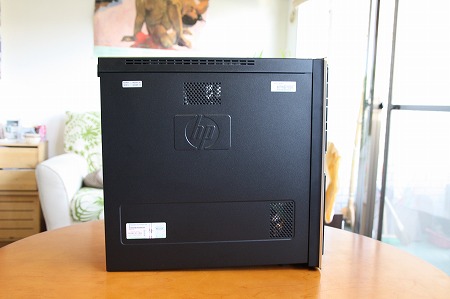HP Pavilion e9290jp左側面