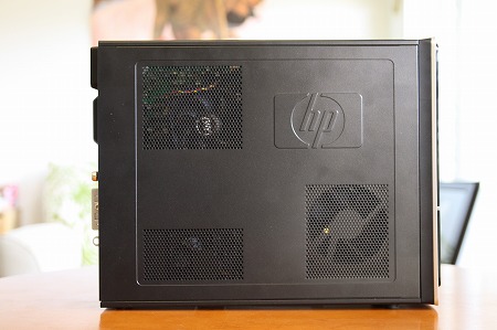 HP Pavilion s5250jp左側面