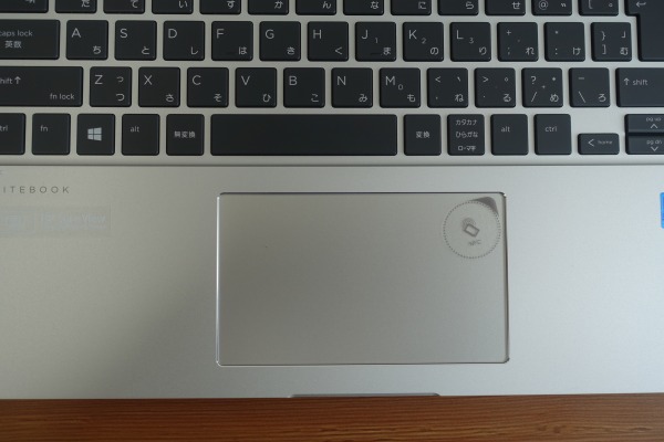 HP EliteBook x360 1040 G5のタッチパッド