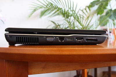 HP G61左側面部レビュー