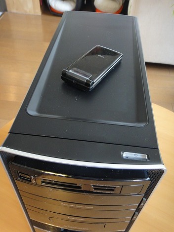 HP Pavilion HPE380jp上面部