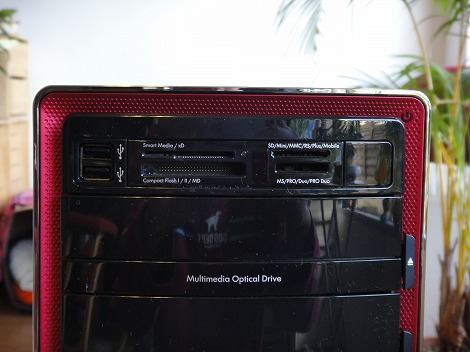 HP Pavilion HPE390jpカードスロット