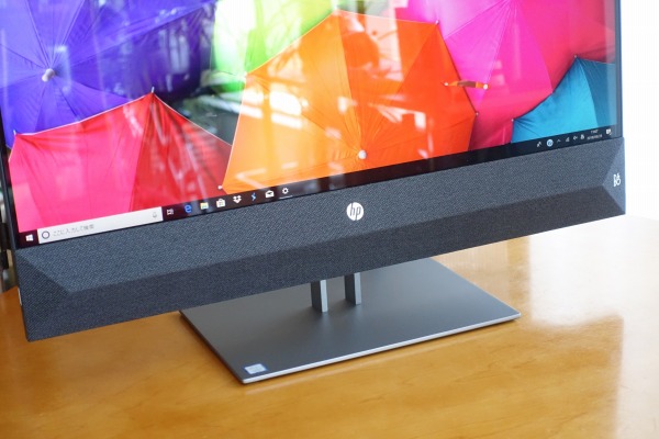 HP Pavilion All-in-One 27のスピーカーは液晶下部 