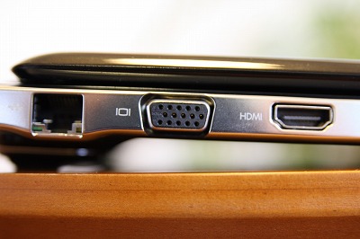 外付けモニタコネクタ