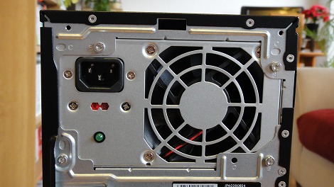 HP Pavilion p6640jp背面部