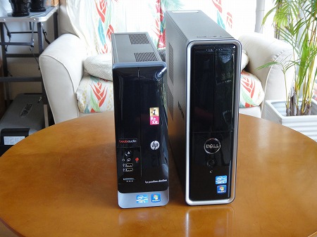HP Pavilion s5-1050jp とDELL Inspiron 620sの比較